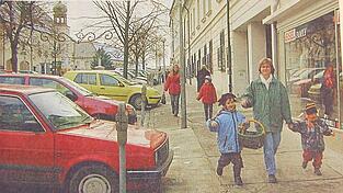 Die Linden an der Nordseite des Marienplatzes mussten weichen. Ebenso wie die Quer-Parkplätze.