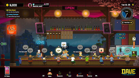 Stress im Sushi-Restaurant: Nach dem Essen muss der Fisch auch verkauft werden.