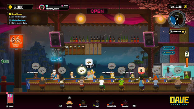 Stress im Sushi-Restaurant: Nach dem Essen muss der Fisch auch verkauft werden.