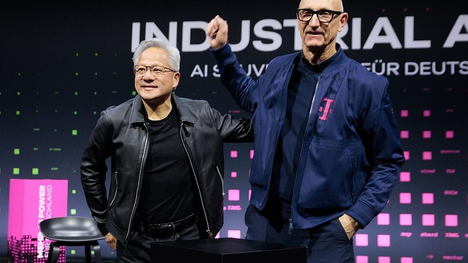 Nvidia und die Deutsche Telekom kooperieren bei einer KI-Fabrik in München.