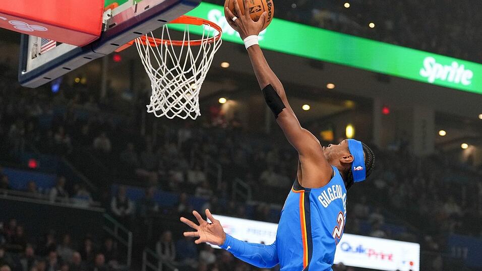 Bester Werfer der Partie: Shai Gilgeous-Alexander f&uuml;hrte die Oklahoma City Thunder zum Sieg gegen die Memphis Grizzlies. (Archivfoto)