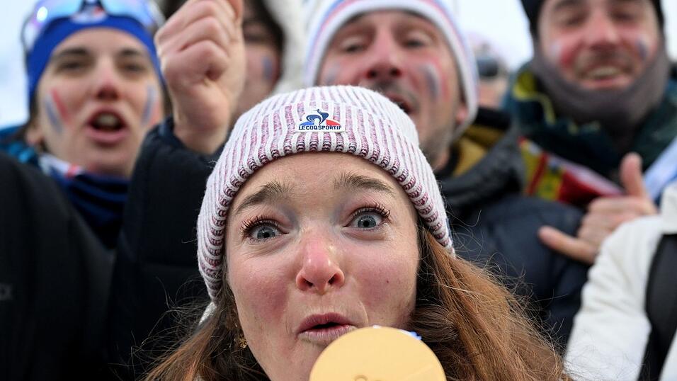 So sieht Gold aus: Frankreich um Lou Jeanmonnot macht vor, wie's geht.