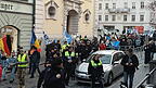 Durch die Innenstadt zog die Demonstration. Durch die Innenstadt zog die Demonstration.