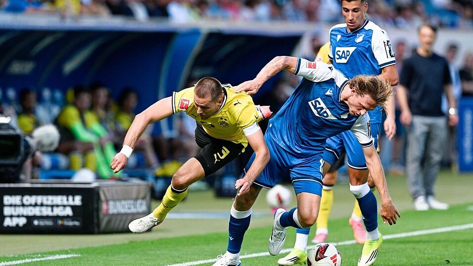 Dortmund hatte gegen die TSG zu k&auml;mpfen.