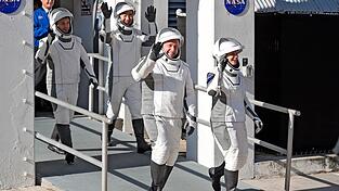 Die &laquo;Crew 11&raquo; war vorzeitig zur&uuml;ck zur Erde geholt worden. (Archivfoto)