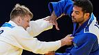 Judoka Timo Cavelius (l) wurde nach einer Pr&uuml;gelattacke in der Bundesliga im Krankenhaus operiert. (Archivbild)