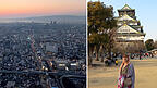 Ein Ausblick auf die japanische Millionenstadt Osaka zum Sonnenuntergang. Hübsch anzusehen sind für Kati Auerswald auch die vielen Shrines, Tempel-ähnliche Anlagen zum Beten, die es in fast jeder Stadt gibt. Ein Ausblick auf die japanische Millionenstadt Osaka zum Sonnenuntergang. Hübsch anzusehen sind für Kati Auerswald auch die vielen Shrines, Tempel-ähnliche Anlagen zum Beten, die es in fast jeder Stadt gibt.