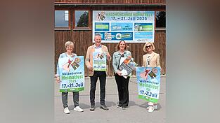 Haben die Weichen fürs Waldmünchner Heimatfest gut gestellt: Stefanie Plößl, Heike Dannerbeck, Markus Ackermann und Sandra Ederer (von rechts).