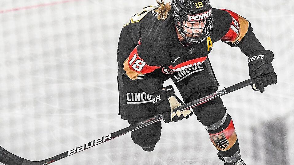 Bernadette Karpf trug das Trikot mit dem Bundesadler 179 Mal. Unter anderem beim vergangenen Deutschland-Cup 2023 in Landshut