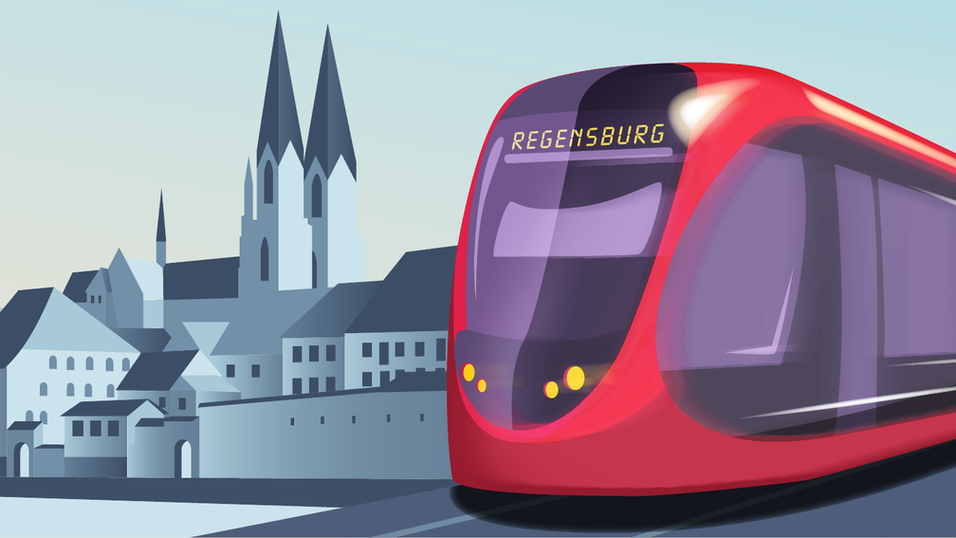 Die Stadtbahn ist ein Projekt, das Regensburg noch über Jahre beschäftigen wird - so sie denn kommt.