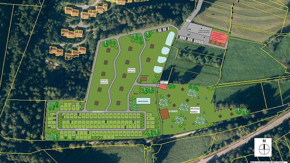 Südlich des Ferienparks könnte ein Natur-Campingplatz entstehen. Südlich des Ferienparks könnte ein Natur-Campingplatz entstehen.