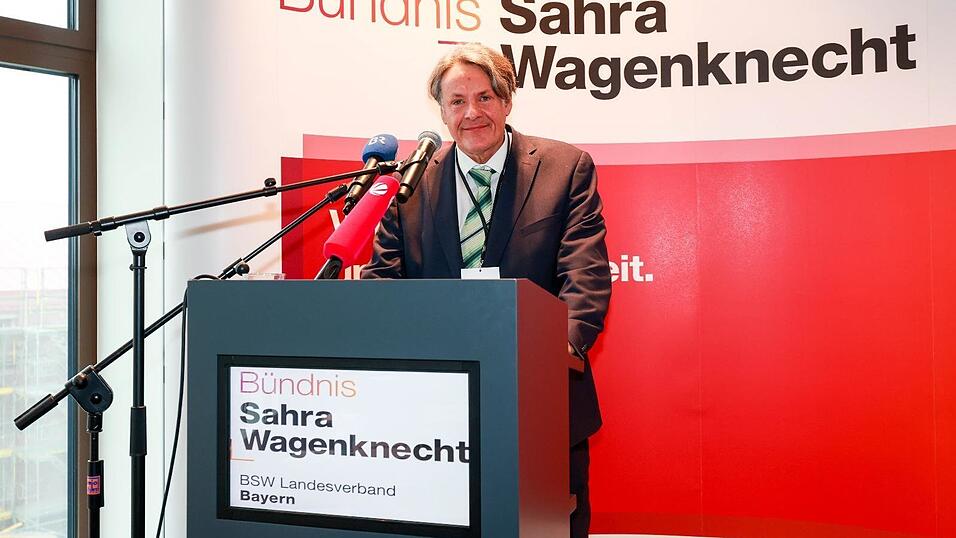 Dr. Stefan Scheingraber ist das Gesicht des BSW vor Ort. Er w&uuml;rde gerne Kreisrat bleiben, Ambitionen auf den Landratsposten hat er hingegen nicht.
