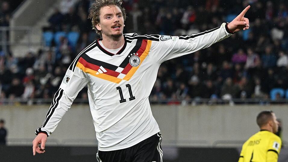 Auch Stürmer Nick Woltemade findet das Jersey, das Deutschland auch bei der WM 2026 tragen will, «Weltklasse», wie er sagte. (Archivbild) Auch Stürmer Nick Woltemade findet das Jersey, das Deutschland auch bei der WM 2026 tragen will, «Weltklasse», wie er sagte. (Archivbild)