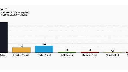 So verteilten sich die Further W&auml;hlerstimmen bei der Wahl des neuen Landrats.