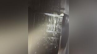 Im Technikraum der JVA Landshut brannte es am Mittwochmorgen.