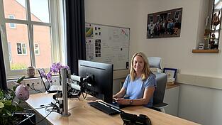 Bürgermeisterin Angela Baumann hat sich bereits bestens eingearbeitet und hat Freude an ihrer neuen Aufgabe. Bürgermeisterin Angela Baumann hat sich bereits bestens eingearbeitet und hat Freude an ihrer neuen Aufgabe.