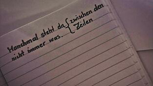 Manchmal meinen Worte einfach nur das, was sie meinen - ohne doppelten Boden.