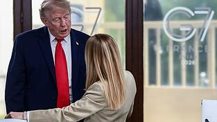 Donald Trump legte im Streit mit der italienischen Regierungschefin nach, Meloni konterte. (Archivfoto) Donald Trump legte im Streit mit der italienischen Regierungschefin nach, Meloni konterte. (Archivfoto)
