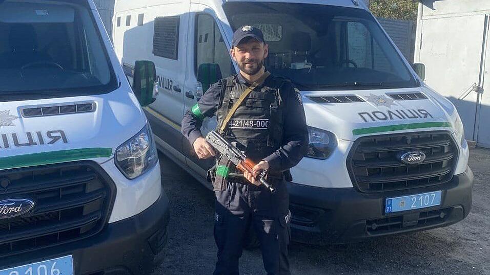 Der Mann von Anna arbeitet, wie auch sie, bei der Polizei in Charkiw. Der Mann von Anna arbeitet, wie auch sie, bei der Polizei in Charkiw.