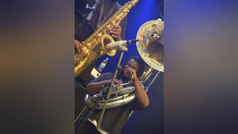 Impressionen vom Auftritt von Soul Rebels Brass Band. Foto: Ulli Scharrer / Mathias Adam