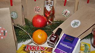 So sieht ein Adventskalender aus, den Gina selbst gestaltet hat.