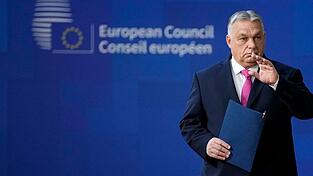 Der ungarische Ministerpräsident Viktor Orban drohte mit einem Veto. (Archivbild)