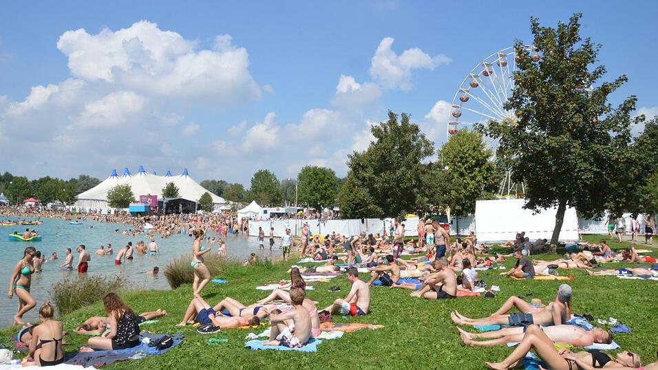 Gutes Wetter sorgte auch für gute Stimmung bei den Gästen bei Utopia Island.