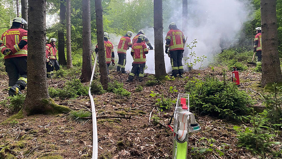 Der Brand auf rund vier Quadratmetern konnte schnell gelöscht werden Der Brand auf rund vier Quadratmetern konnte schnell gelöscht werden