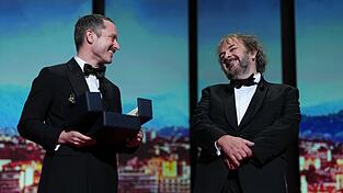 Elijah Wood hielt die Laudatio auf Peter Jackson.