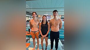 Die drei Hengersberger Starter: (v.l.) Simon Würzinger, Theresa Drasch, Maximilian Koller. Die drei Hengersberger Starter: (v.l.) Simon Würzinger, Theresa Drasch, Maximilian Koller.