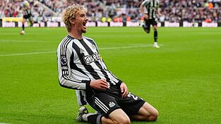 Bejubelt seinen ersten Treffer in der Premier League: Nick Woltemade.
