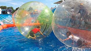 Kinder- und Familientag auf dem Volksfest.