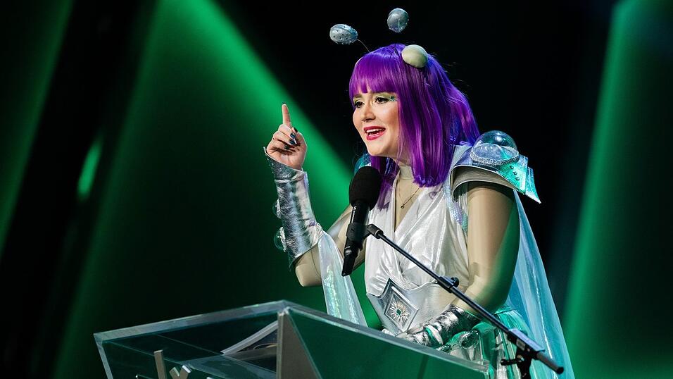 Ricarda Lang hat sich in einer Karnevalsrede CSU-Chef Markus S&ouml;der vorgenommen.