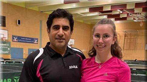 Mit Hader Jumah (SpVgg Lam) holte sich Julia Heigl im Mixed die Bronzemedaille. Mit Hader Jumah (SpVgg Lam) holte sich Julia Heigl im Mixed die Bronzemedaille.