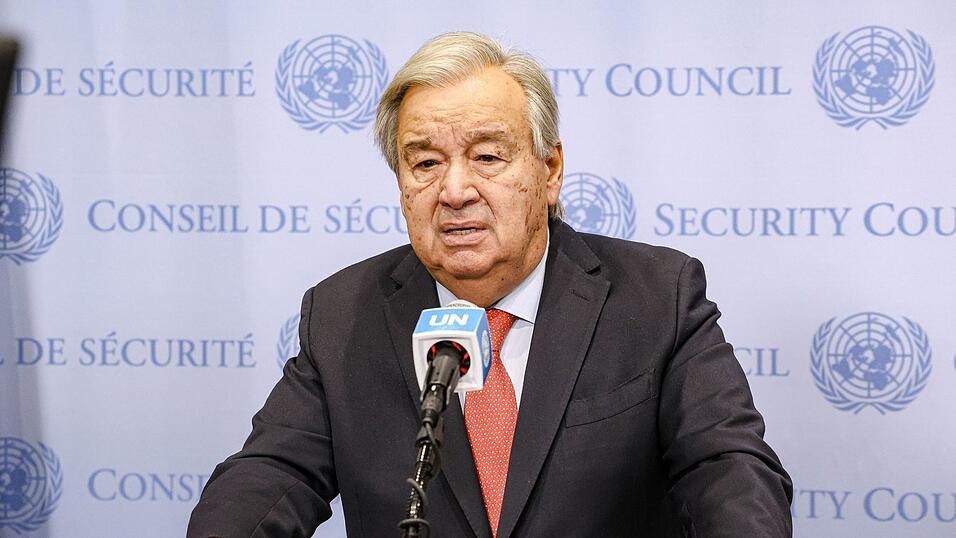 UN-Generalsekretär Guterres fordert, die geplante Einnahme der Stadt Gaza abzublasen. (Archivbild)
