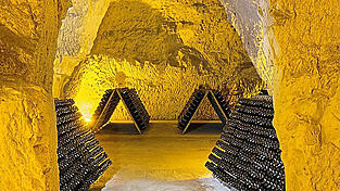 Im Taittinger Keller lagern die edlen Tropfen.