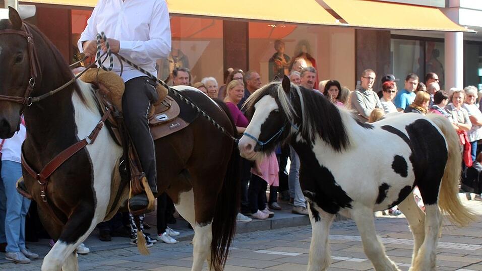 Viele Besucher verfolgten am Sonntag den Umzug auf dem Vilsbiburger Stadtplatz. Viele Besucher verfolgten am Sonntag den Umzug auf dem Vilsbiburger Stadtplatz.