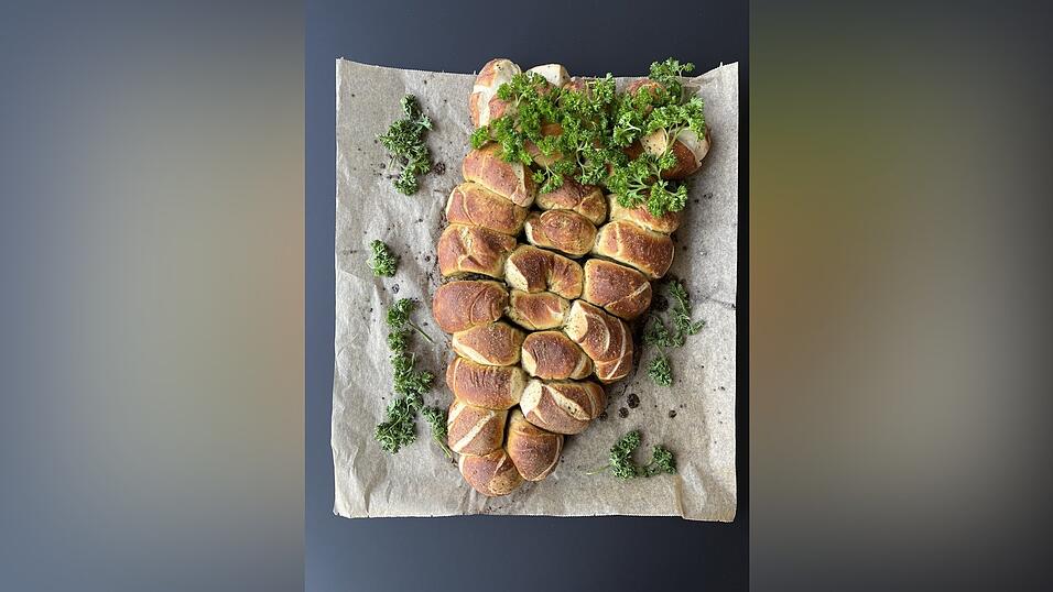 Die fertige Brezen-Karotte.