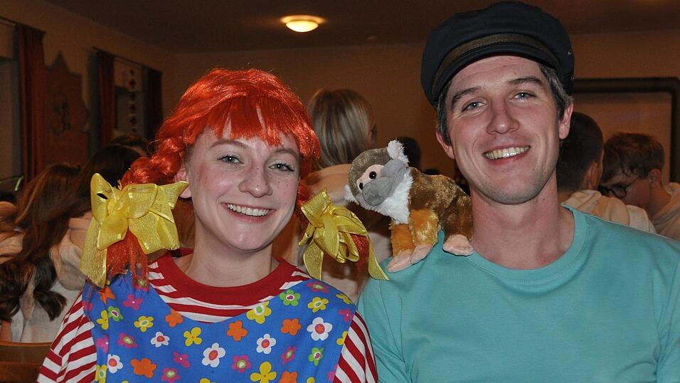 Die bayerische Milchprinzessin kam als Pippi Langstrumpf.