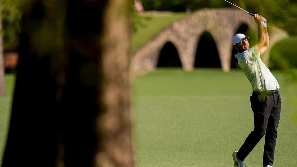 Scottie Scheffler spielte eine gute Auftaktrunde. Scottie Scheffler spielte eine gute Auftaktrunde.