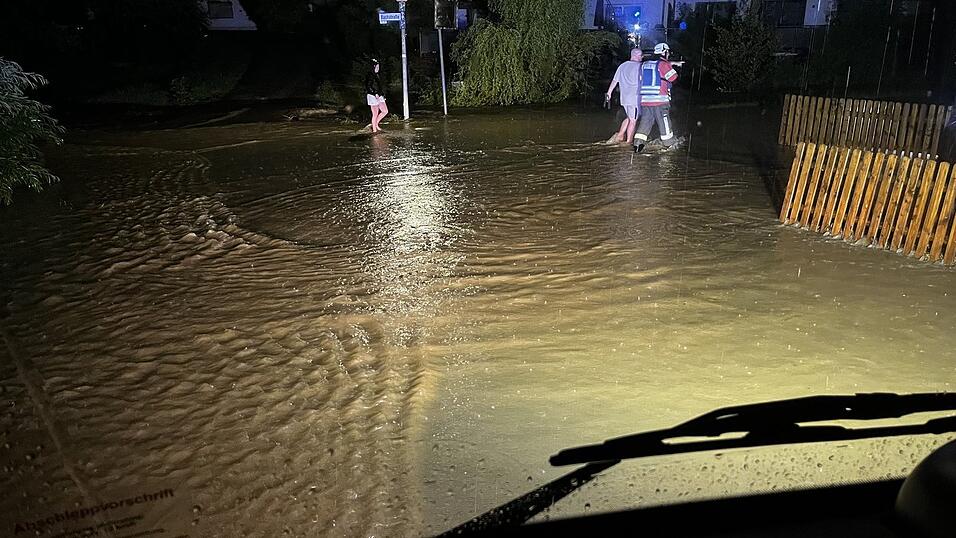 Buch am Erlbach war besonders stark vom Unwetter betroffen.&nbsp;