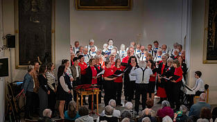 Höhepunkt der Veranstaltung war das gemeinsame Singen der Europa-Hymne aller Beteiligten. Höhepunkt der Veranstaltung war das gemeinsame Singen der Europa-Hymne aller Beteiligten.