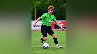 Youngster Luca Frank hat sich zuletzt im Mittelfeld einen Platz gesichert, wird auch in Waldkirchen mit von der Partie sein.