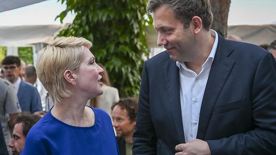 Ein mögliches neues Führungsduo für die SPD: Manuela Schwesig und Lars Klingbeil. Ein mögliches neues Führungsduo für die SPD: Manuela Schwesig und Lars Klingbeil.