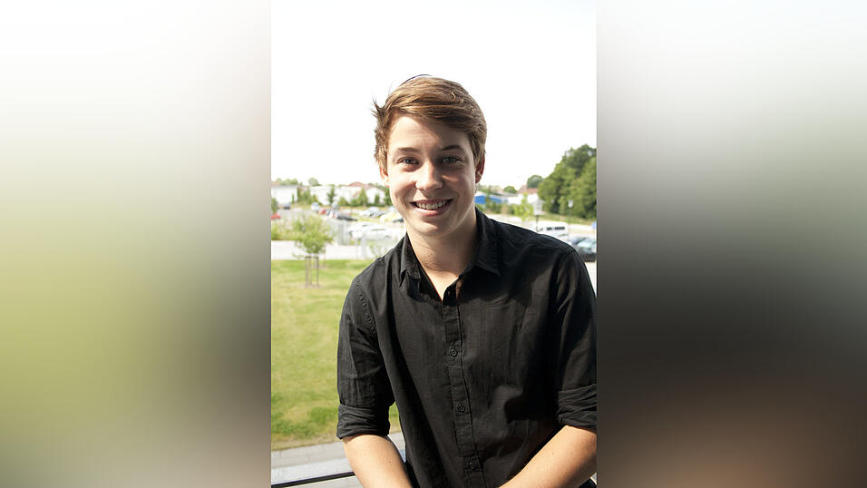 Maximilian Amann arbeitet seit einem Jahr. Er lernt technischer Produktdesigner. (Foto: Tanja Pfeffer)