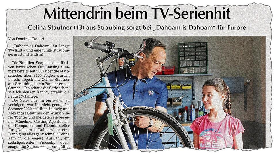 Im Oktober 2023 berichtete das Tagblatt erstmals über Nachwuchsschauspielerin Celina Stautner. Inzwischen gehört sie zur Stammbesetzung bei 'Dahoam is Dahoam'. Im Oktober 2023 berichtete das Tagblatt erstmals über Nachwuchsschauspielerin Celina Stautner. Inzwischen gehört sie zur Stammbesetzung bei 'Dahoam is Dahoam'.