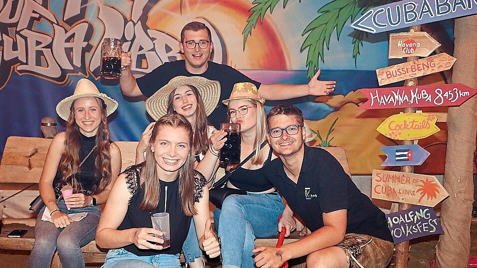 Ein Schnappschuss am Fotostand hielt das Karibik-Feeling fest.