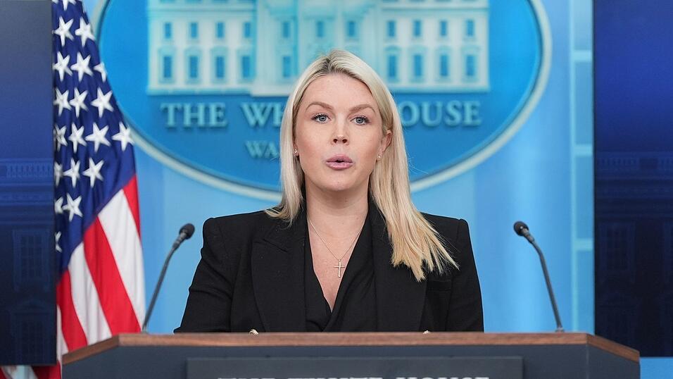 Trumps Pressesprecherin Leavitt geht. (Archivbild) Trumps Pressesprecherin Leavitt geht. (Archivbild)