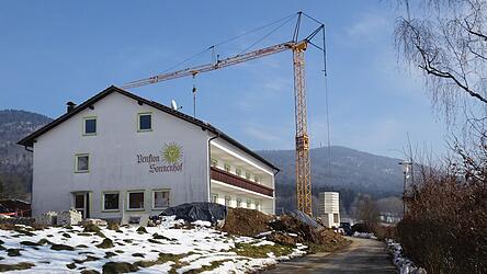 Der Umbau der früheren Pension zum Betreuten Wohnen ist heuer die größte Investition der Gemeinde.