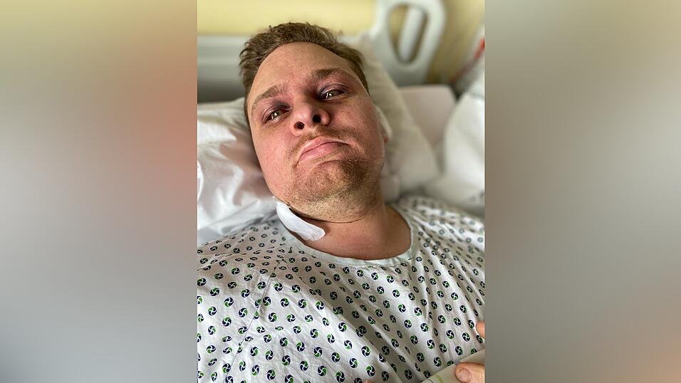 Martin Bielmeier im Krankenhaus